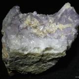 Cuarzo (variedad amatista)<br />Mina Matagalls (Minas de Sant Marçal), Sant Marçal, Viladrau, Comarca Osona, Gerona / Girona, Cataluña / Catalunya, España<br />28x25 mm.<br /> (Autor: Jesus Franquesa Baucells)