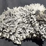 Jamesonite, Quartz, Sphalerite, ChalkopyriteMina Stan Trg (Stan Terg, Stari Trg), Complejo Trep&#269;a, Valle Trep&#269;a, Kosovska Mitrovica, Distrito Kosovska Mitrovica, Kosovo10 x 7 cm (Author: Volkmar Stingl)