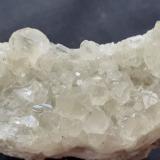 Calcite<br />Baimashan tunnel (construction site), Qianbaxia, Wuyishan, Nanping Prefecture, Fujian Province, China<br />6 x 2,5 cm<br /> (Author: Volkmar Stingl)