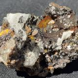 WulfeniteBig 3 Mine, Railroad Springs District, Esmeralda County, Nevada, USA3 x 2,5 cm (Author: Volkmar Stingl)