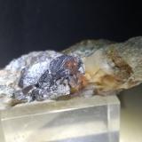 Meneghinite, Quartz<br />Bottino Mine, Sant'Anna (Sant'Anna di Stazzema), Apuan Alps, Stazzema Municipality, Lucca Province, Tuscany, Italy<br />49 x 28 mm<br /> (Author: Sante Celiberti)