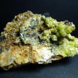 Piromorfita, Goethita y CuarzoResuperferolítica claim, Cerro de la Canaleja, Santa Eufemia, Comarca Los Pedroches, Córdoba, Andalusia, Spain11 x 8,5 cm. (Autor: javier ruiz martin)