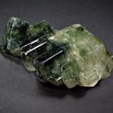 Fluorapatite<br />Sapo Mine, Ferruginha, Conselheiro Pena, Vale do Rio Doce, Minas Gerais, Brazil<br />64 mm x 58 mm x 43 mm<br /> (Author: Don Lum)