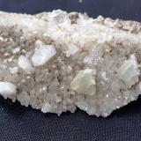 Fluorite, 'Heulandite', Quartz<br />Gibelsbach, Fiesch, Goms, Wallis (Valais), Switzerland<br />5 x 3 cm<br /> (Author: Volkmar Stingl)