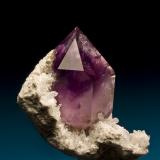 Quartz (variety amethyst)<br />Jacksons Crossroads, Wilkes County, Georgia, USA<br />pending<br /> (Author: Gail)