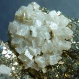 Pirita, DolomitaReocín Mine, Reocín, Comarca Saja-Nansa, Cantabria, Spain7,5 x 4,5 cm. (Autor: javier ruiz martin)