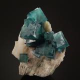 Fluorite<br />Mandrosonoro, Ambatofinandrahana District, Amoron'i Mania Region, Fianarantsoa Province, Madagascar<br />4.8 x 7.1 x 9.6 cm<br /> (Author: Michael Shaw)