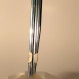 Stibnite<br />Boccheggiano Mines-Campiano Mine, Montieri, Grosseto Province, Tuscany, Italy<br />63 x 8,2 mm<br /> (Author: Sante Celiberti)