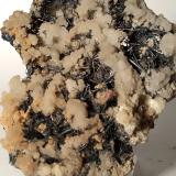 Stibnite, Quartz<br />Le Cetine di Cotorniano Mine (Le Cetine Mine), Chiusdino, Siena Province, Tuscany, Italy<br />11,5 x 8 cm<br /> (Author: Sante Celiberti)