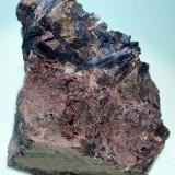 Ferro-pargasita<br />Corta Mercedes, Minas de Cala, Cala, Comarca Sierra de Huelva, Huelva, Andalucía, España<br />6 x 8 cm<br /> (Autor: Joan Niella)
