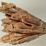 Stibiconite on Stibnite<br />Pereta Mine, Pereta, Magliano in Toscana, Grosseto Province, Toscana, Italy<br />25 x 13,5 cm<br /> (Author: Sante Celiberti)