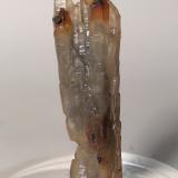 Quartz (variety prase, variety scepter), Goethite (after Pyrite)<br />Campiglia Marittima, Campigliese, Livorno Province, Toscana, Italy<br />55 x 18 mm<br /> (Author: Sante Celiberti)