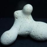 Ópalo (variedad menilito)Gypsum deposit, Galera, Comarca de Huéscar, Granada, Andalusia, Spain4 x 3 cm. (Autor: javier ruiz martin)