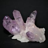 Quartz (variety amethyst)<br />Piedra Parada (Las Vigas), Municipio Tatatila, Veracruz (Veracruz de Ignacio de la Llave), Mexico<br />6 cm<br /> (Author: Philippe Durand)