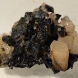 Ilvaite, Quartz (pseudo after Ilvaite)<br />Campiglia Marittima, Campigliese, Livorno Province, Toscana, Italy<br />40 x 26 mm<br /> (Author: Sante Celiberti)