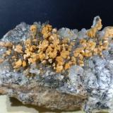 Ankerite, Quartz, Galena, Chalcopyrite, Malachite, Smithsonite<br />Isola del Giglio, Grosseto Province, Tuscany, Italy<br />11,5 x 6,5 cm<br /> (Author: Sante Celiberti)