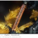 Cacoxenite<br />Hot Springs, Garland County, Arkansas, USA<br />fov 0.77 mm<br /> (Author: ploum)