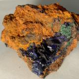 Azurite<br />Cape Calamita, Capoliveri, Elba Island, Livorno Province, Tuscany, Italy<br />48 x 38 mm<br /> (Author: Sante Celiberti)