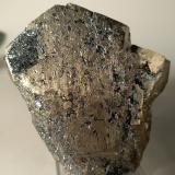 Pyrite, Hematite<br />Rio Mine (Rio Marina Mine), Valle Giove stope, Rio Marina, Elba Island, Livorno Province, Tuscany, Italy<br />74 x 64 mm<br /> (Author: Sante Celiberti)