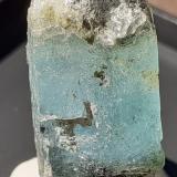 Beryl (variety Aquamarine)<br />Sedl, Habach Valley, Hohe Tauern, Salzburg, Austria<br />2,5 x 1,3 cm<br /> (Author: Volkmar Stingl)