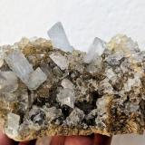 Celestina<br />Concesión Minerama II, Urbanización Puente Tablas, Jaén ciudad, Jaén, Comarca Metropolitana de Jaén, Andalucía, España<br />7,0 x 4,8 cm.<br /> (Autor: Carles)