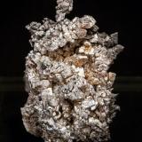 SilverMina Encantada, La Encantada, Municipio Melchor Múzquiz, Coahuila (Coahuila de Zaragoza), MéxicoSpecimen size: 3.5 × 3 × 2.2 cm / main crystal size: 0.3 × 0.3 cm (Author: Jordi Fabre)