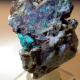 Malaquita<br />Cabo Calamita, Capoliveri, Isla de Elba, Provincia Livorno, Toscana, Italia<br />50 x 37 mm<br /> (Autor: Sante Celiberti)