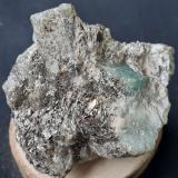 Beryl (variety emerald)<br />Emerald Deposit, A Franqueira, A Cañiza, Comarca Paradanta, Pontevedra, Galicia, Spain<br />4 x 4 cm<br /> (Author: Volkmar Stingl)
