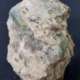 Beryl (variety aquamarine)<br />Ishikawa Prefecture, Chubu Region, Honshu Island, Japan<br />4 x 4 cm<br /> (Author: Volkmar Stingl)