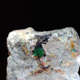 Malaquita<br />Cabo Calamita, Capoliveri, Isla de Elba, Provincia Livorno, Toscana, Italia<br />57 x 43 mm<br /> (Autor: Sante Celiberti)