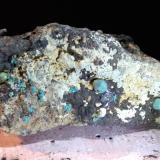 Crisocola<br />Cabo Calamita, Capoliveri, Isla de Elba, Provincia Livorno, Toscana, Italia<br />63 x 39 mm<br /> (Autor: Sante Celiberti)