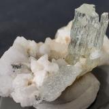 Beryl (variety aquamarine), Albite, Quartz<br />Chelyabinsk Oblast, Ural Federal District, Russia<br />5 x 3 cm<br /> (Author: Volkmar Stingl)