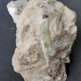 Beryl, Muscovite<br />Grignaschi Quarry, Cosasca, Trontano, Verbano-Cusio-Ossola Province, Piedmont (Piemonte), Italy<br />8 x 4 cm<br /> (Author: Volkmar Stingl)