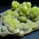 Piromorfita, BaritaSan Andrés Mine, Espiel, Comarca Valle del Guadiato, Córdoba, Andalusia, Spain6 x 4 cm. (Autor: javier ruiz martin)