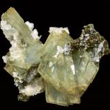 Baryte with Quartz and Pyrite<br />Bou Nahas Mine, Oumjrane mining area, Alnif Commune, Tinghir Province, Drâa-Tafilalet Region, Morocco<br />Specimen size: 8.1 × 7.4 × 3.6 cm<br /> (Author: Jordi Fabre)