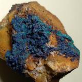 Azurite, Malachite<br />Sankt Gertraudi mining area, Brixlegg, Kufstein District, Inn Valley, North Tyrol, Tyrol/Tirol, Austria<br />49 x 35 mm<br /> (Author: Sante Celiberti)