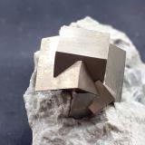 Pyrite<br />Ampliación a Victoria Mine, De Alcarama Range, Navajún, Comarca Cervera, La Rioja, Spain<br />5 x 3 cm<br /> (Author: Volkmar Stingl)