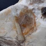 Beryl, Muscovite, Microcline<br />Siedlimowice, Gmina Żarów, Świdnica District, Lower Silesia, Poland<br />5 x 4,5 cm<br /> (Author: Volkmar Stingl)