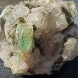 Beryl (variety aquamarine)<br />Teófilo Otoni, Mucuri Valley, Minas Gerais, Brazil<br />6 x 4 cm<br /> (Author: Volkmar Stingl)