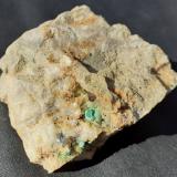Malachite, DolomiteKogelmoos, Gallzein, Distrito Schwaz, Tirol Norte, Tirol, Austria6 x 5,5 cm (Author: Volkmar Stingl)