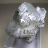 Orthoclase (variety adularia), Chlorite group<br />St Gotthard Pass area, Central St Gotthard Massif, Leventina, Ticino (Tessin), Switzerland<br />81 x 69 mm<br /> (Author: Sante Celiberti)