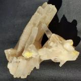 Celestine, Sulfur<br />Machów Mine, Tarnobrzeg, Subcarpathian Voivodeship, Poland<br />9 x 7 cm<br /> (Author: Volkmar Stingl)