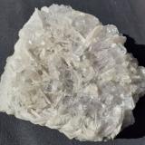 Fluorite, Barite<br />Jaimina Mine, Obdulia vein, Caravia mining area, Trechorio, Carrales, Caravia, Comarca Oriente, Principality of Asturias (Asturias), Spain<br />9 x 9 cm<br /> (Author: Volkmar Stingl)