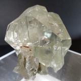 Quartz (variety gwindel), Amphibole Supergroup (variety byssolite)<br />St Gotthard Pass area, Central St Gotthard Massif, Leventina, Ticino (Tessin), Switzerland<br />52 x 44.5 mm<br /> (Author: Sante Celiberti)
