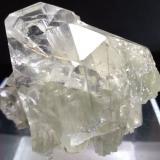 Quartz (variety gwindel), Amphibole Supergroup (variety byssolite)<br />St Gotthard Pass area, Central St Gotthard Massif, Leventina, Ticino (Tessin), Switzerland<br />52 x 44.5 mm<br /> (Author: Sante Celiberti)