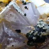 Fluorite, Marcasite, Quartz<br />Is Murvonis Mine, Domusnovas, Sud Sardegna Province, Sardinia/Sardegna, Italy<br />80 x 65 mm<br /> (Author: Sante Celiberti)