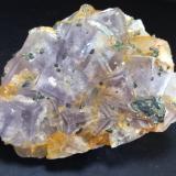 Fluorite, Marcasite, QuartzMina Is Murvonis, Domusnovas, Provincia Sud Sardegna, Cerdeña/Sardegna, Italia80 x 65 mm (Author: Sante Celiberti)
