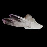 Quartz (varitey amethyst)<br />Piedra Parada (Las Vigas), Municipio Tatatila, Veracruz (Veracruz de Ignacio de la Llave), Mexico<br />40 mm x 20 mm x 10 mm<br /> (Author: Dany Mabillard)