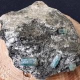 Beryl (variety Emerald)<br />Sedl, Habach Valley, Hohe Tauern, Salzburg, Austria<br />3 x 2,5 cm<br /> (Author: Volkmar Stingl)