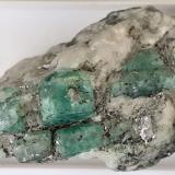 Beryl (variety Emerald)<br />Sandawana Mine, Colinas Mweza, Mberengwa District, Midlands Province, Zimbabwe<br />5 x 3 cm<br /> (Author: Volkmar Stingl)